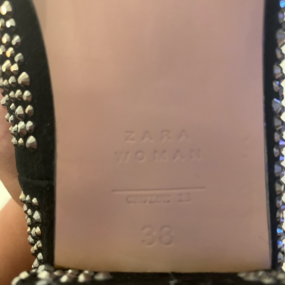 ZARA cruise collection studded ballerina flats - Picture 6 of 7